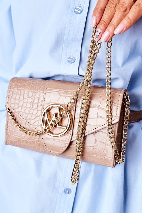 Small Purse Kidney Bag 2in1 Bruno Rossi Beige