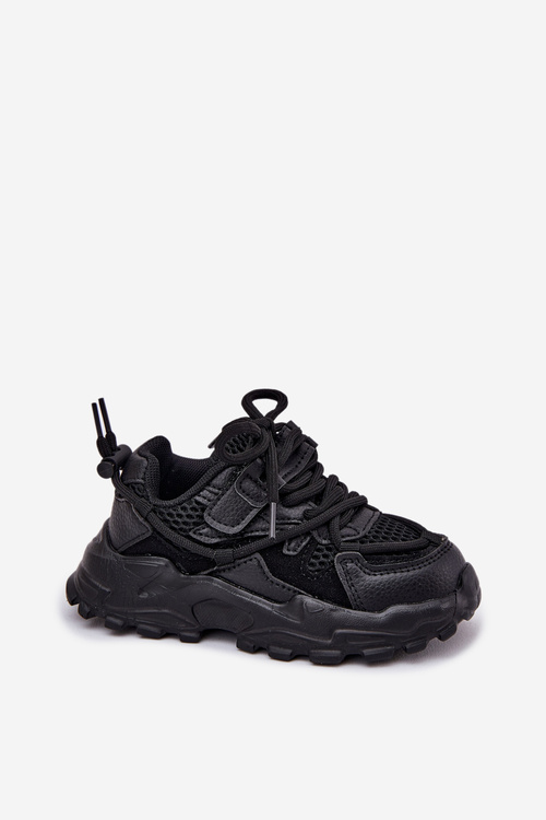 Sportowe Buty Dziecięce Czarne Marisa