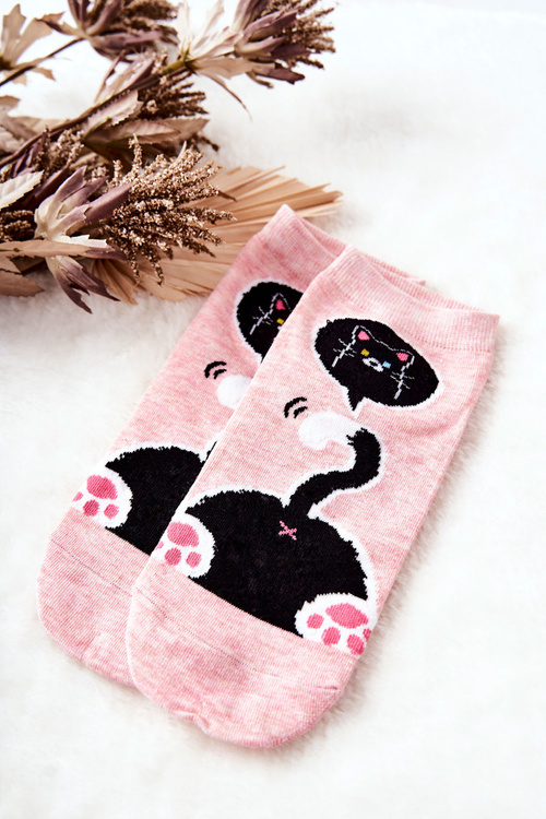Socks Feet Kitten Pink