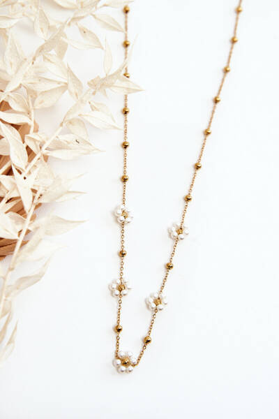 Women's Chain With Fashionable Pendants Gold