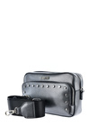 Leather Messenger Bag Big Star KK574126 Silver