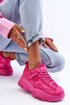 Women's Sneakers On Massive Platform Fuchsia Agnenia