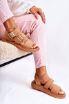 Sandals Buckle Camel Reese's