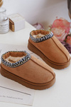 Children's Slippers Slipped Insulated Camel Olivane