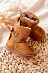 Children's Insulated Snow Boots Khaki Funky