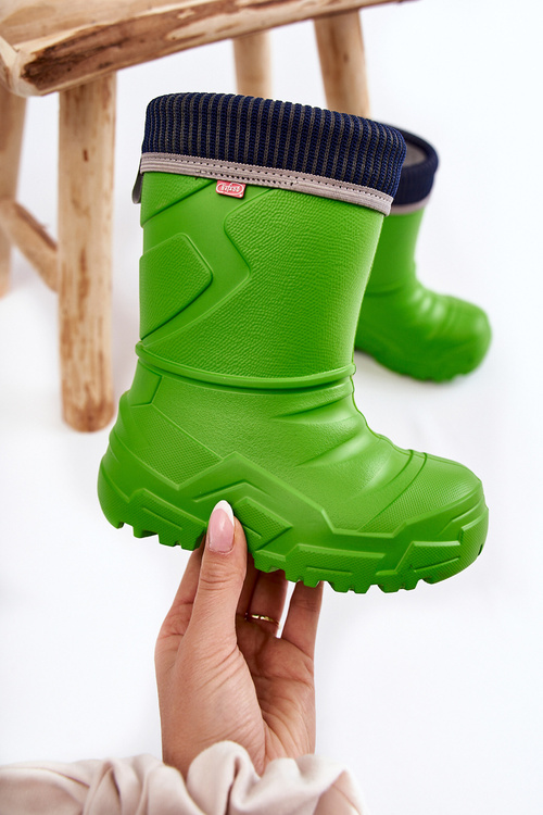 Children's Warmed Rain Boots Befado 162X303 Green