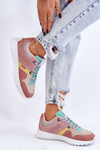 Women's Sneakers Big Star LL274422 Pink-Beige