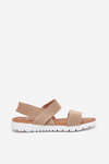 Classic Women's Slip-On Sandals Beige Felira