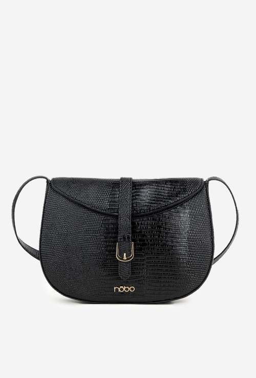 Messenger Bag with Small Pattern NOBO BAG5780-M20 Black