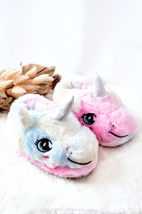 Papcie Dziecięce Wsuwane Jednorożce Wielokolorowe