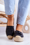 Classic Espadrilles On The Platform Black Julianne