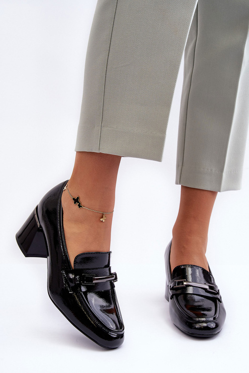 Heeled Sandals with Stiletto Black Idona