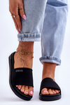 Women's Platform Slippers Big Star LL274930 Black