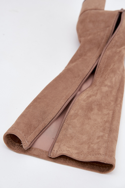 Classic eco suede boots Sergio Leone KZ205 beige