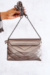 Small Quilted Purse Silver Hailee
