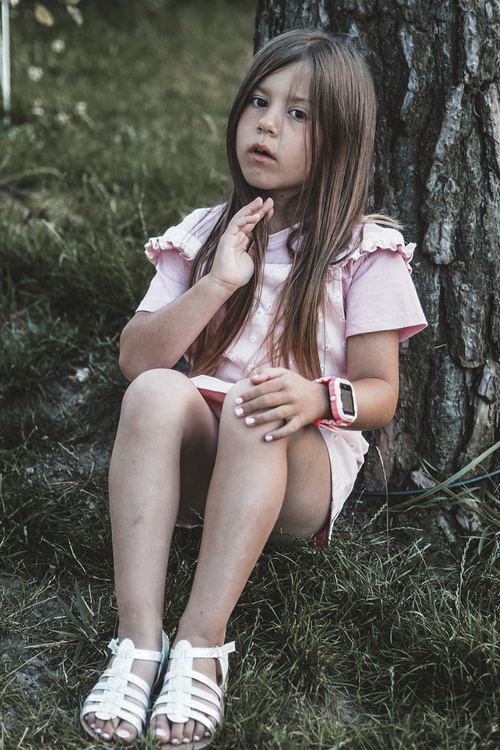 Children's Gladiator Sandals with Velcro in Multicolor Radovia