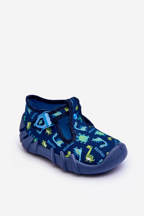 Dinozaur Papcie Shoes Befado 110N464 Blue 