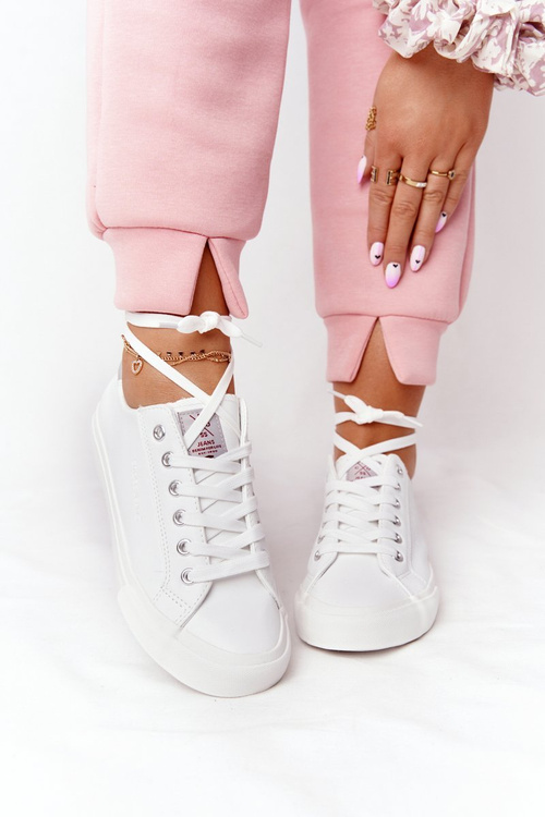 Women's Leather Sneakers CROSS JEANS HH2R4001C White