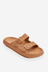 Women's Light Foam Slides Brown Cleve