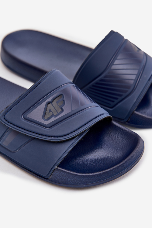 Men's Sandals With Velcro 4FMM00FFLIM091-31S Navy Blue