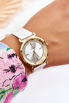 Giorgio&Dario Classic Women's Leather Watch White