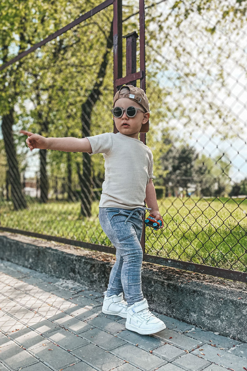 Children's High Sneakers White Bartnie