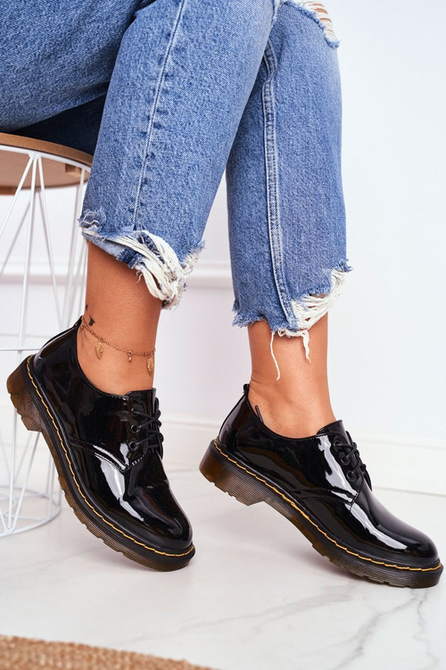 Women's Shoes Shoes Lacquer Black Do It Better!