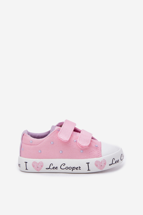 Girls Sneakers With Velcro Lee Cooper LCW-25-02-3265K Pink