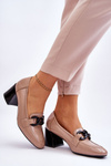 Patent Chain Pumps Beige Keilani