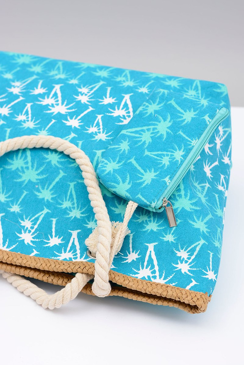 Women's Turquoise Large Beach Bag
