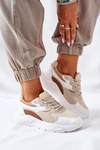 Women’s Sport Shoes Sneakers Beige Going