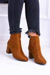 Warm Women's Stiletto Boots Brown Jocasta