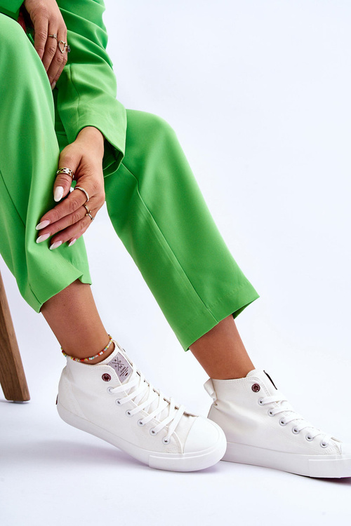 Women's Classic High Top Sneakers Cross Jeans LL2R4086C White