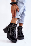 Women's Trekking Shoes Trappers Lee Cooper LCJ-22-31-1441 Black