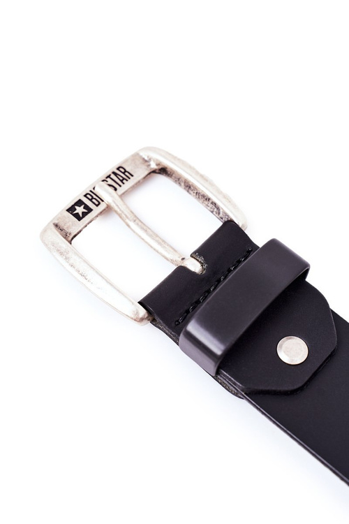 Leather Men's Belt Big Star HH674108 Black
