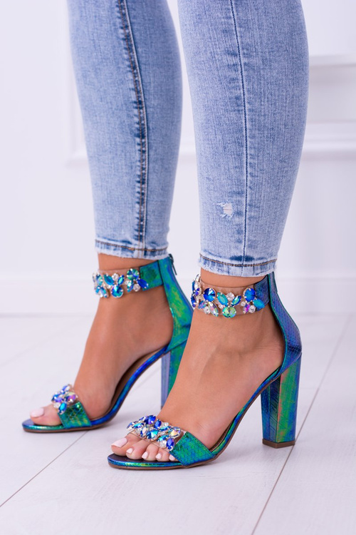 Lu Boo Gasoline Zirconia Sandals Lambada