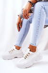 Sports Platform Shoes White Flynn