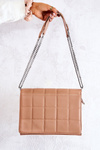 Quilted Letter Bag Beige Nerissa