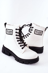 Children's Boots Shiny White Fincastle