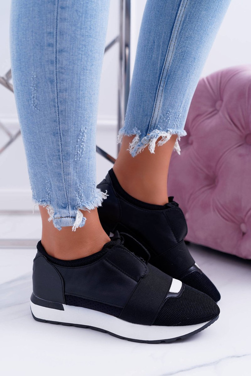 Lu Boo Women's Black Sports Shoes Madoni