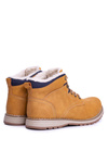 Ocieplane Męskie Buty Trekkingowe Z Polarem Camel Nuss