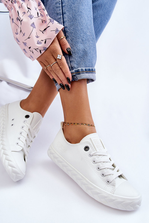 Women's Leather Sneakers Big Star LL274403 White