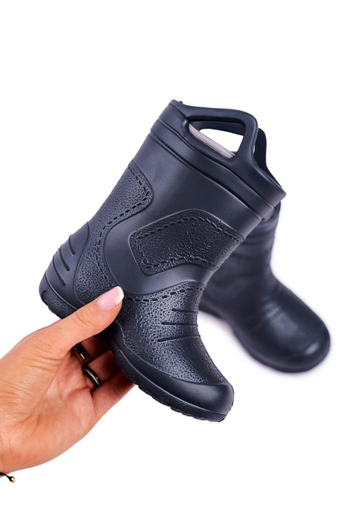 Children's Rubber Galoshes Boots Navy Removed Insert Stomilki
