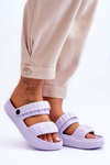 Foam Slide Sandals Violet Lirell