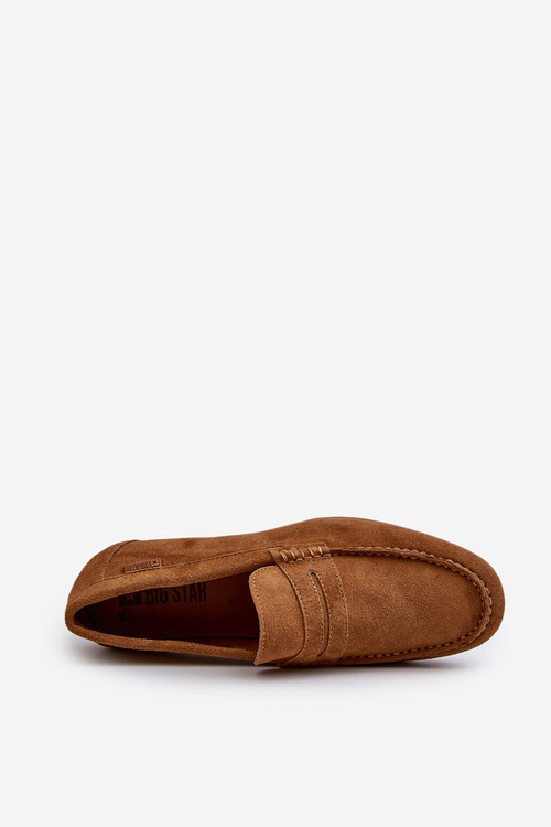 Men's Suede Moccasins Big Star NN174226 Camel