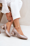 Leather Pumps Lewski 3118 Dark Beige