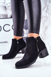 Women’s Boots On High Heel Black Blanche