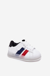 Dziecięce Buty Sportowe Sneakersy Świecąca Podeszwa Biało-Czarne Arielle
