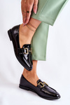 Women's Laquered Loafers Black Coriso