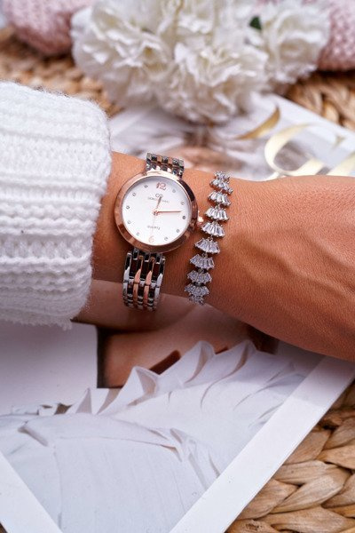 Women's Silver Gloria Chain Bracelet